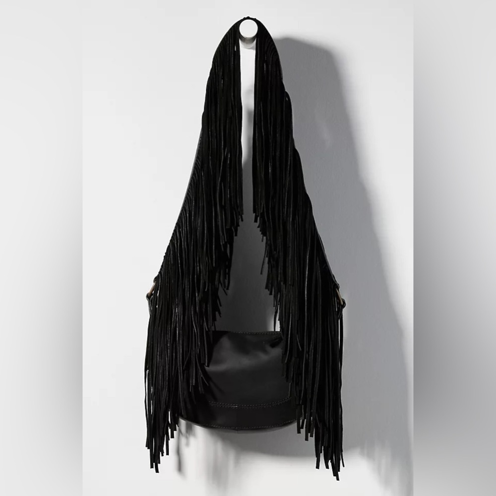 Anthropologie Cascade Fringe Tote Bag
